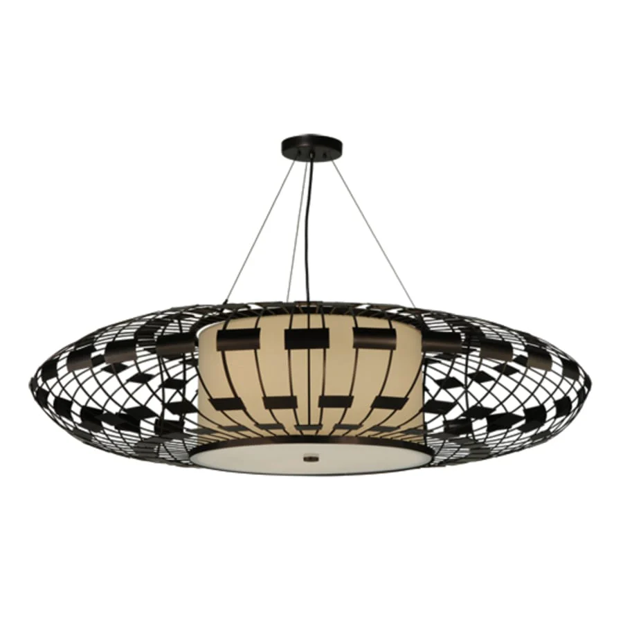 Meyda Tiffany Margo 3 Light 55" Wide Suspension Pendant - Image 1
