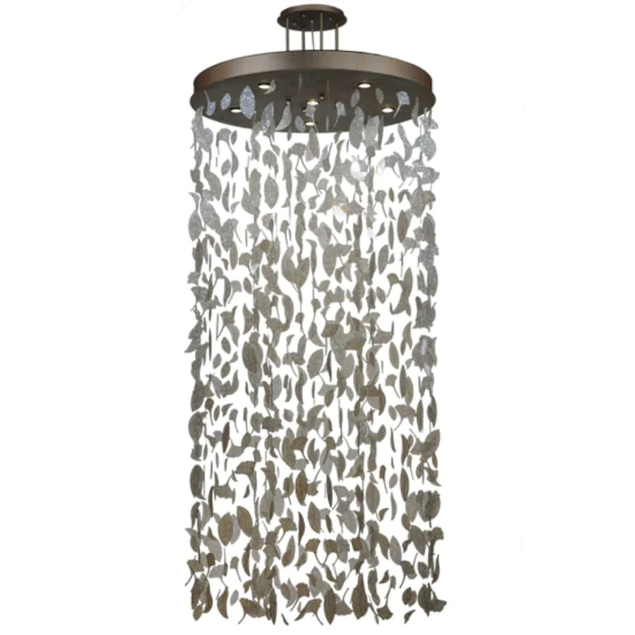Meyda Tiffany Ginkgo Leaf 6 Light 44" Wide Pendant - Image 3