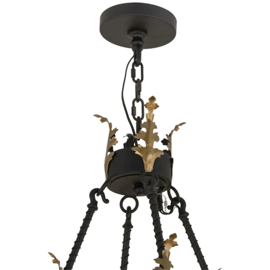 Meyda Tiffany Filomena 8 Light 48" Wide Taper Candle Style Chandelier - Image 2