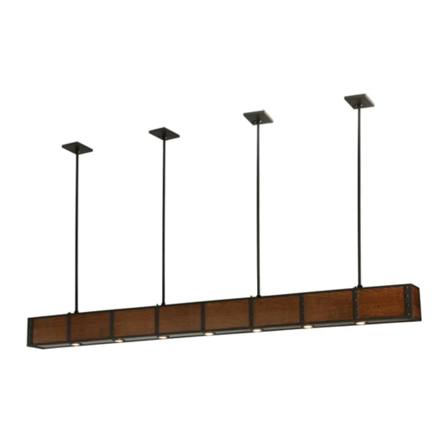 Meyda Tiffany Giradeau 7 Light 96" Wide Linear Pendant - Image 2