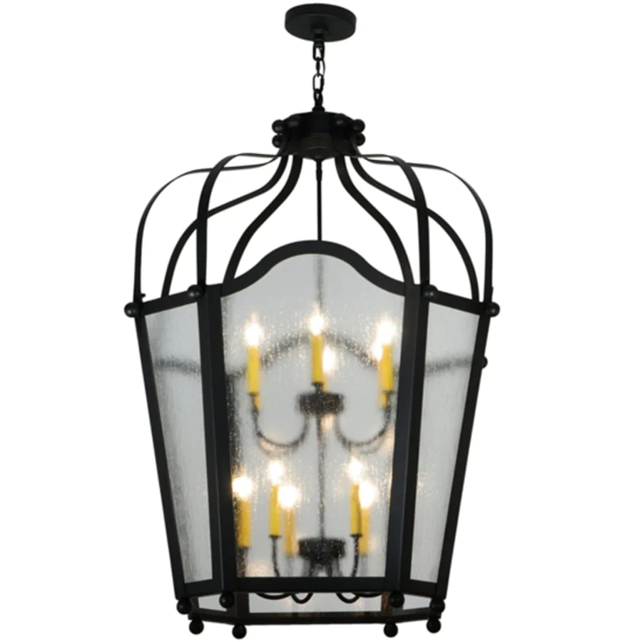 Meyda Tiffany Citadel 12 Light 34" Wide Taper Candle Pendant - Image 3