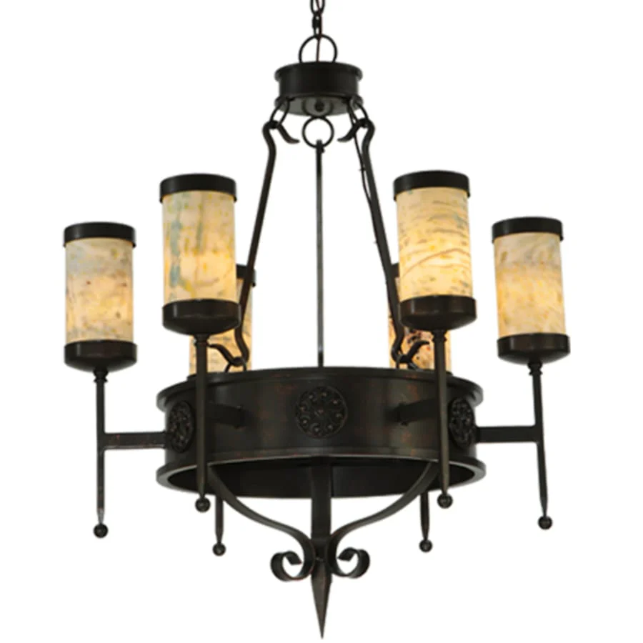 Meyda Tiffany Lorenzo 6 Light 30" Wide Chandelier - Image 1