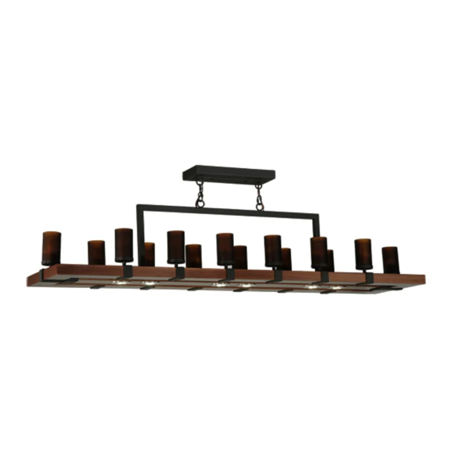 Meyda Tiffany Grand Terrace 20 Light 72" Wide Wrought Iron Candle Style Chandelier - Image 2
