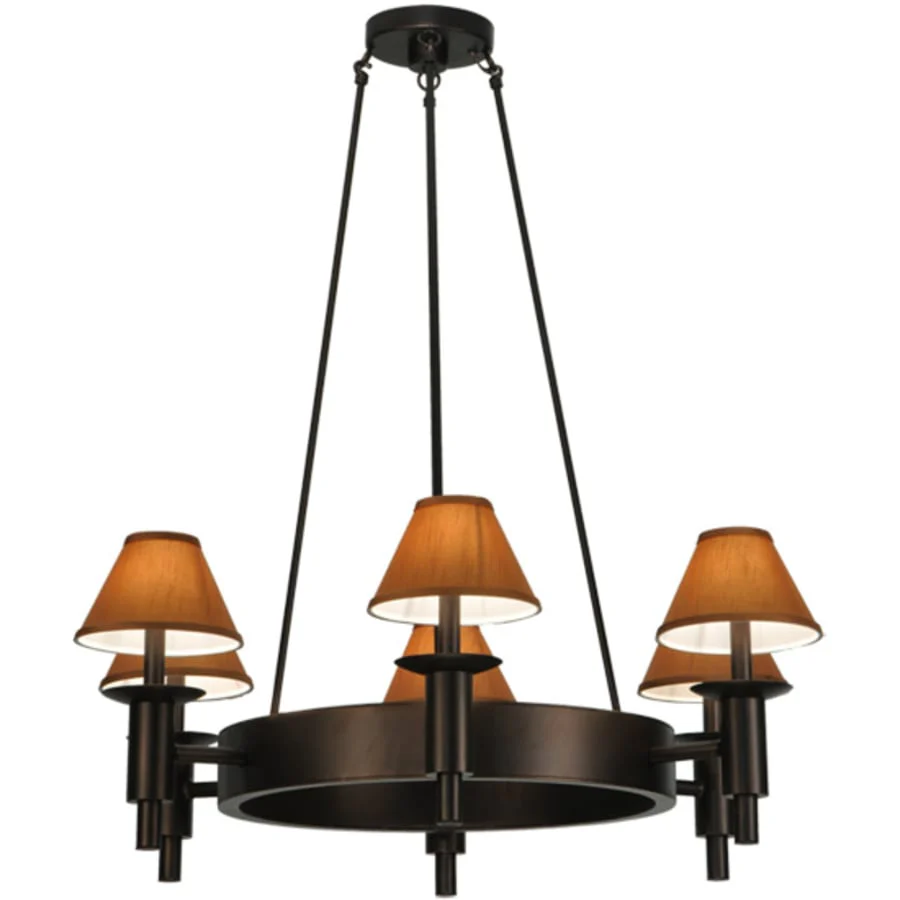 Meyda Tiffany Calais 6 Light 36" Wide Chandelier - Image 2