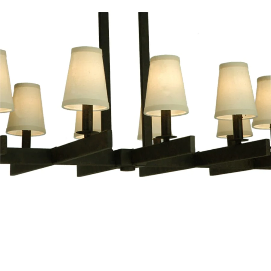 Meyda Tiffany Dante 12 Light 54" Wide Linear Chandelier - Image 2