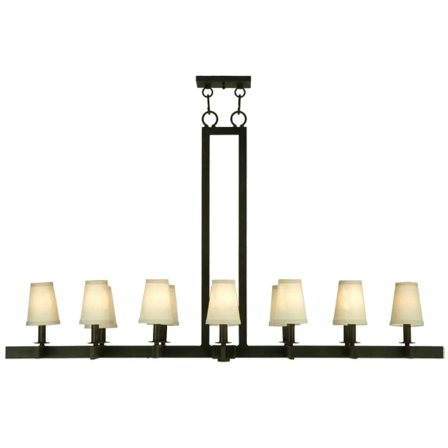 Meyda Tiffany Dante 12 Light 54" Wide Linear Chandelier - Image 3