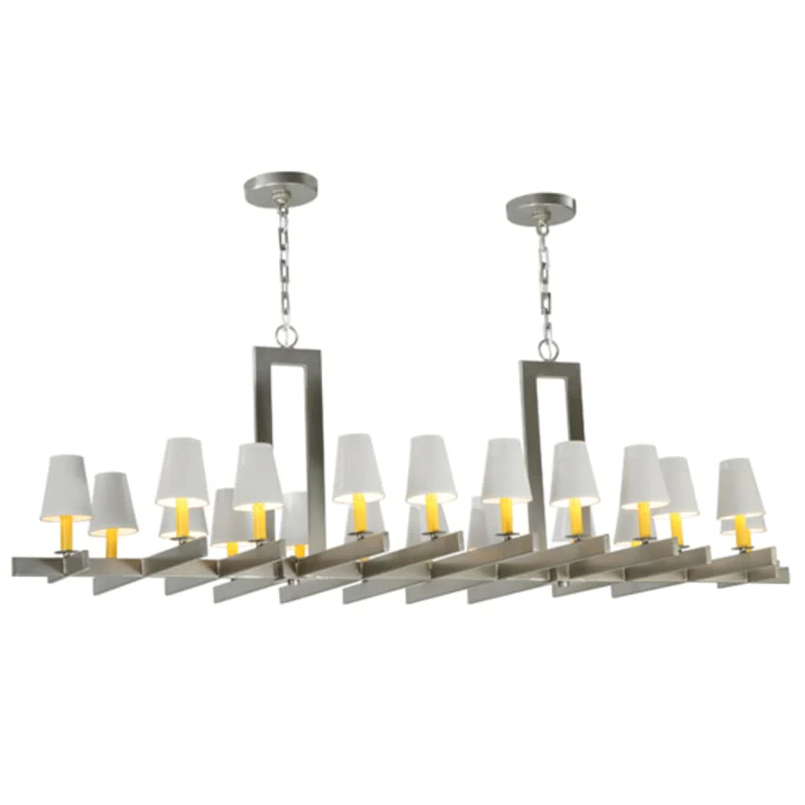 Meyda Tiffany Dante 20 Light 72" Wide Linear Chandelier - Image 1