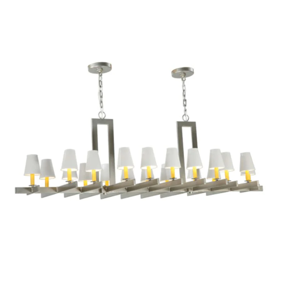 Meyda Tiffany Dante 20 Light 72" Wide Linear Chandelier - Image 2