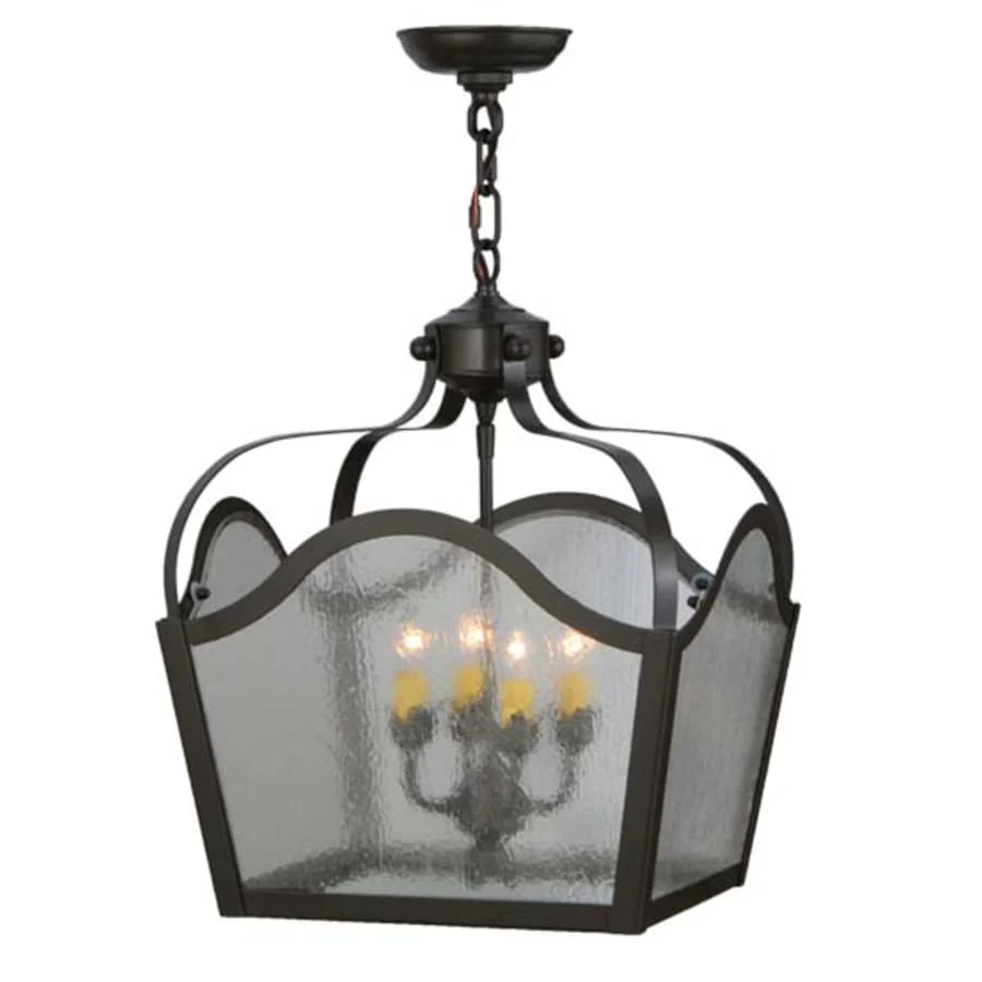 Meyda Tiffany Terena 4 Light 22" Wide Taper Candle Pendant - Image 3