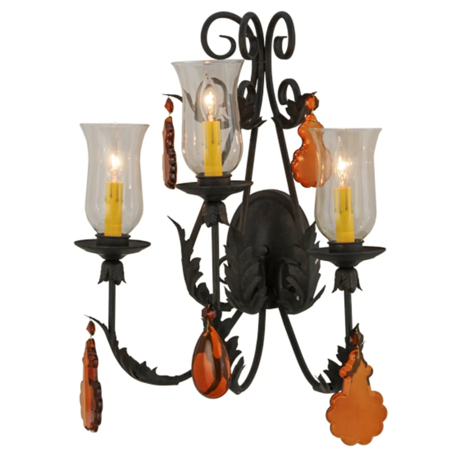 Meyda Tiffany French Elegance 3 Light 23" Tall Wall Sconce - Image 1