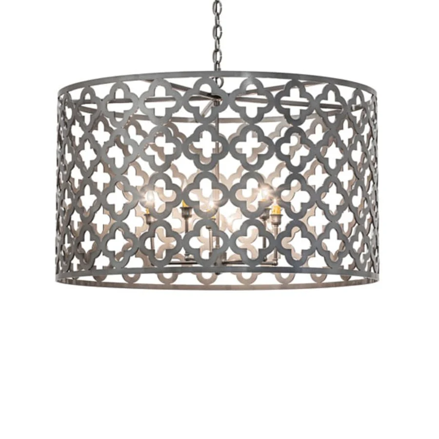 Meyda Tiffany Clover 5 Light 34" Wide Pendant - Image 3
