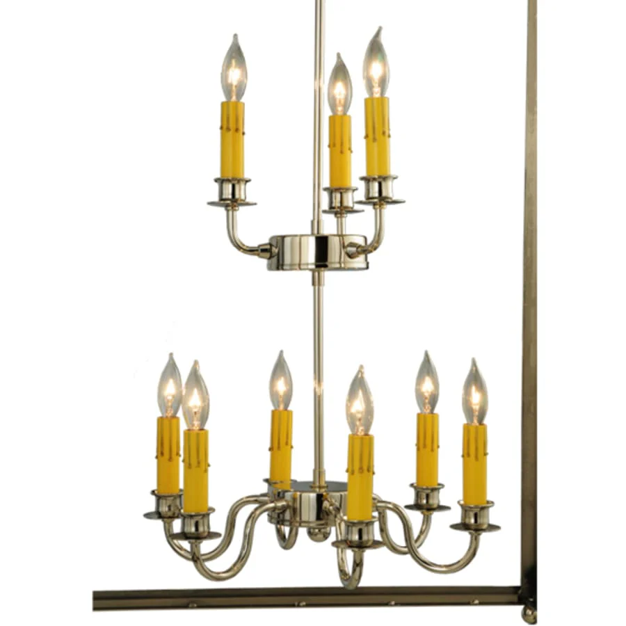 Meyda Tiffany Pavilion 9 Light 34" Wide Taper Candle Pendant - Image 3