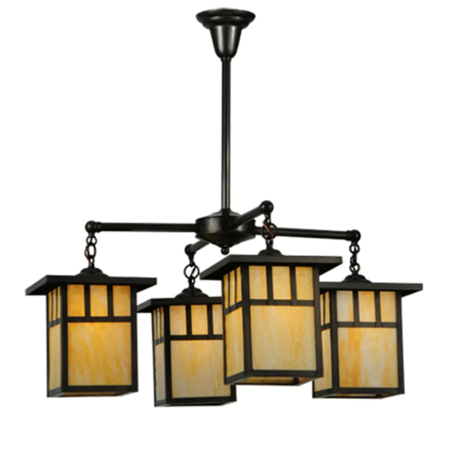 Meyda Tiffany Hyde Park 4 Light 31" Wide Chandelier - Image 1