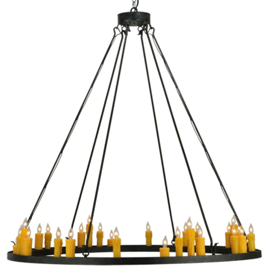 Meyda Tiffany Deina 28 Light 60" Wide Taper Candle Style Chandelier - Image 1