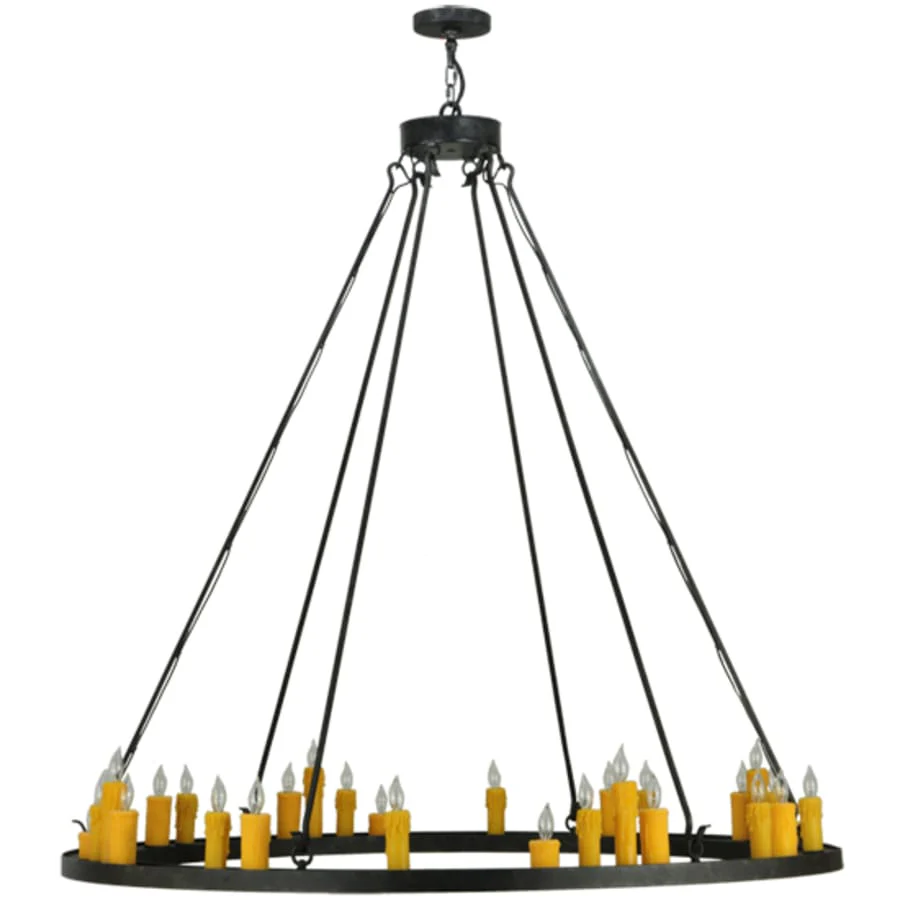 Meyda Tiffany Deina 28 Light 60" Wide Taper Candle Style Chandelier - Image 2
