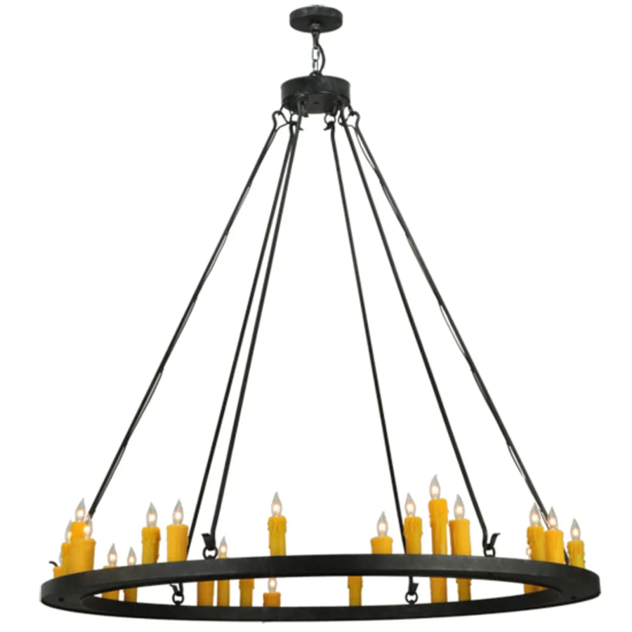 Meyda Tiffany Deina 28 Light 60" Wide Taper Candle Style Chandelier - Image 3