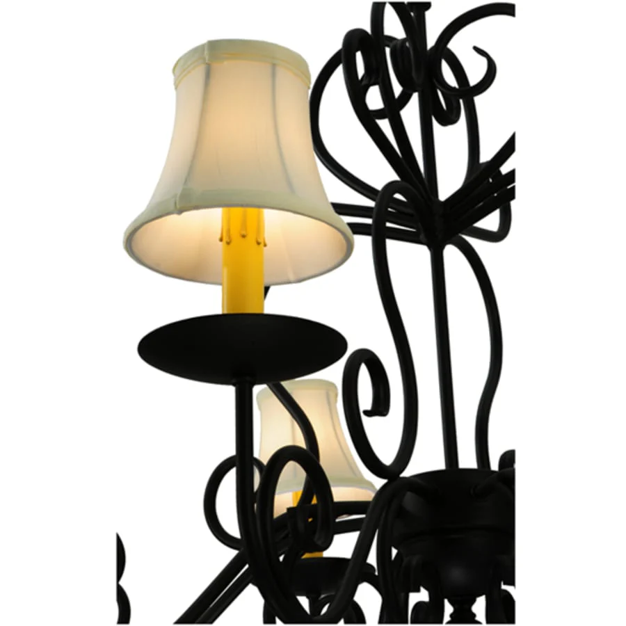 Meyda Tiffany Corrina 8 Light 36" Wide Chandelier - Blackwash Finish - Image 3