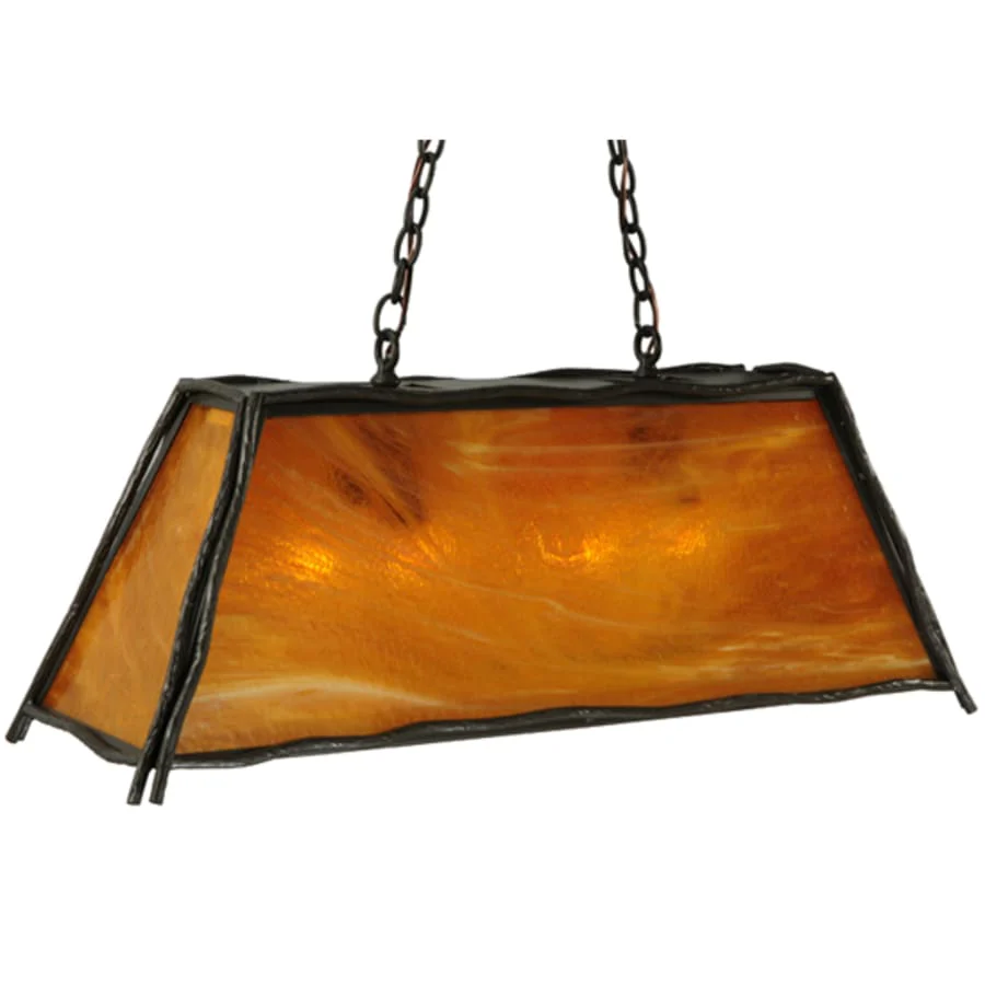 Meyda Tiffany Sticks 4 Light 36" Wide Linear Pendant - Image 2
