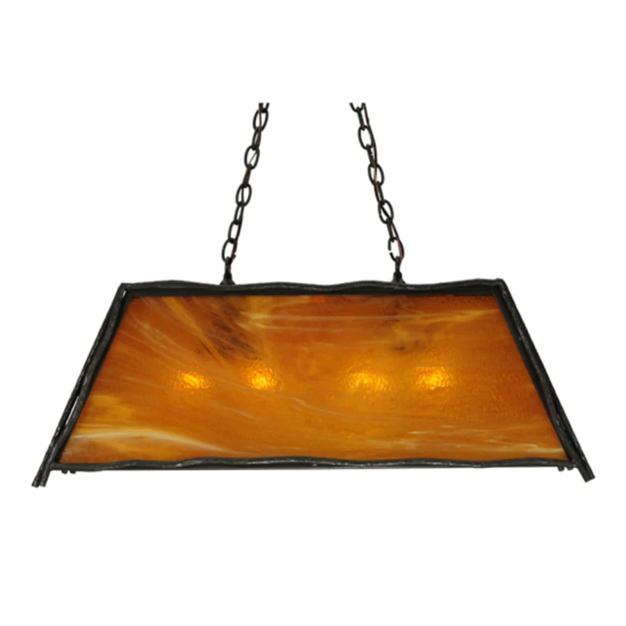 Meyda Tiffany Sticks 4 Light 36" Wide Linear Pendant - Image 3