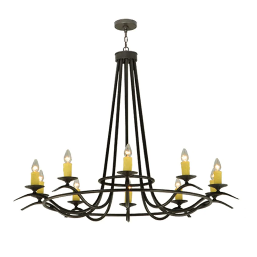 Meyda Tiffany Octavia 10 Light 58" Wide Taper Candle Style Chandelier - Image 1