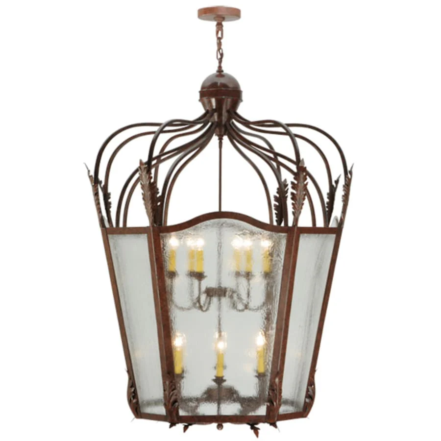 Meyda Tiffany Citadel 12 Light 43" Wide Taper Candle Pendant - Image 3