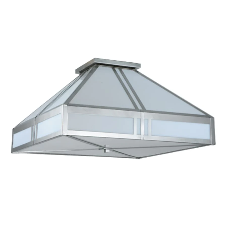 Meyda Tiffany Whitewing 4 Light 36" Wide Flush Mount Ceiling Fixture - Image 2