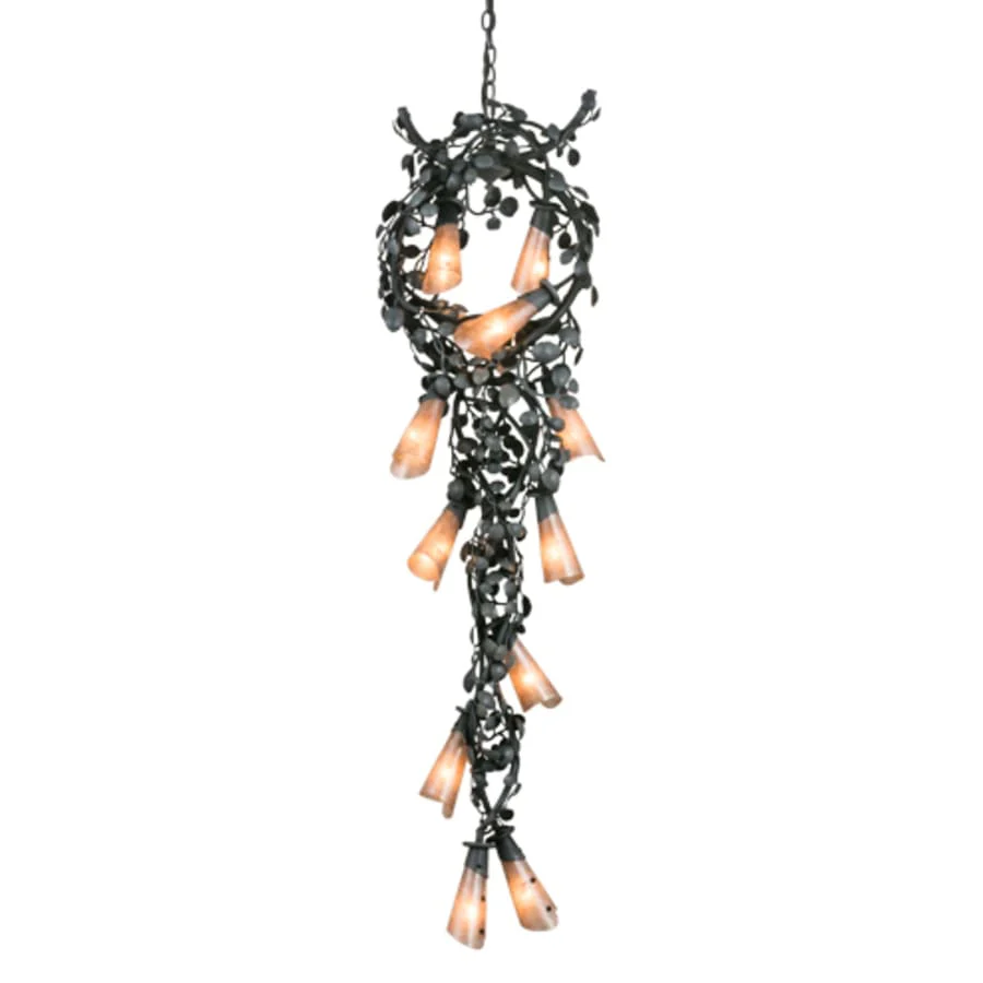 Meyda Tiffany Vinca Vine 12 Light 18" Wide Abstract Pendant - Image 1