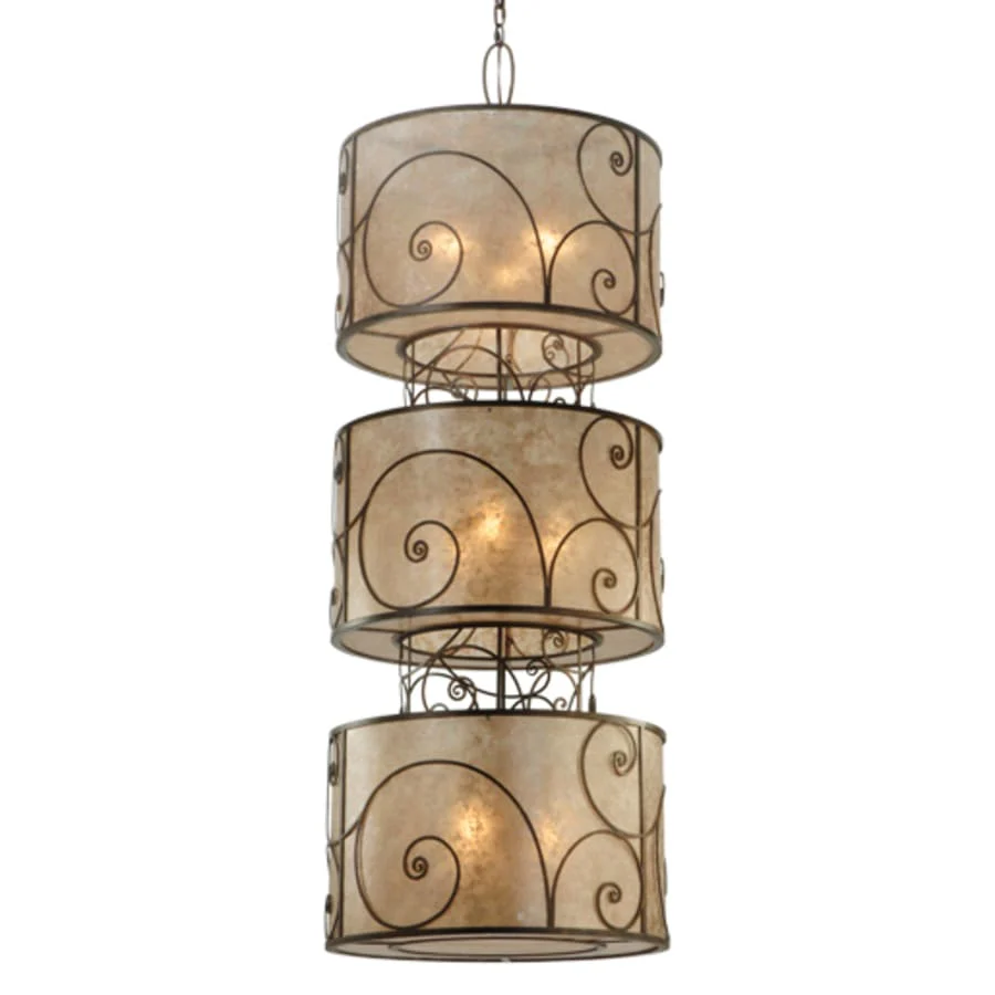 Meyda Tiffany Granada 9 Light 24" Wide Pendant - Image 1