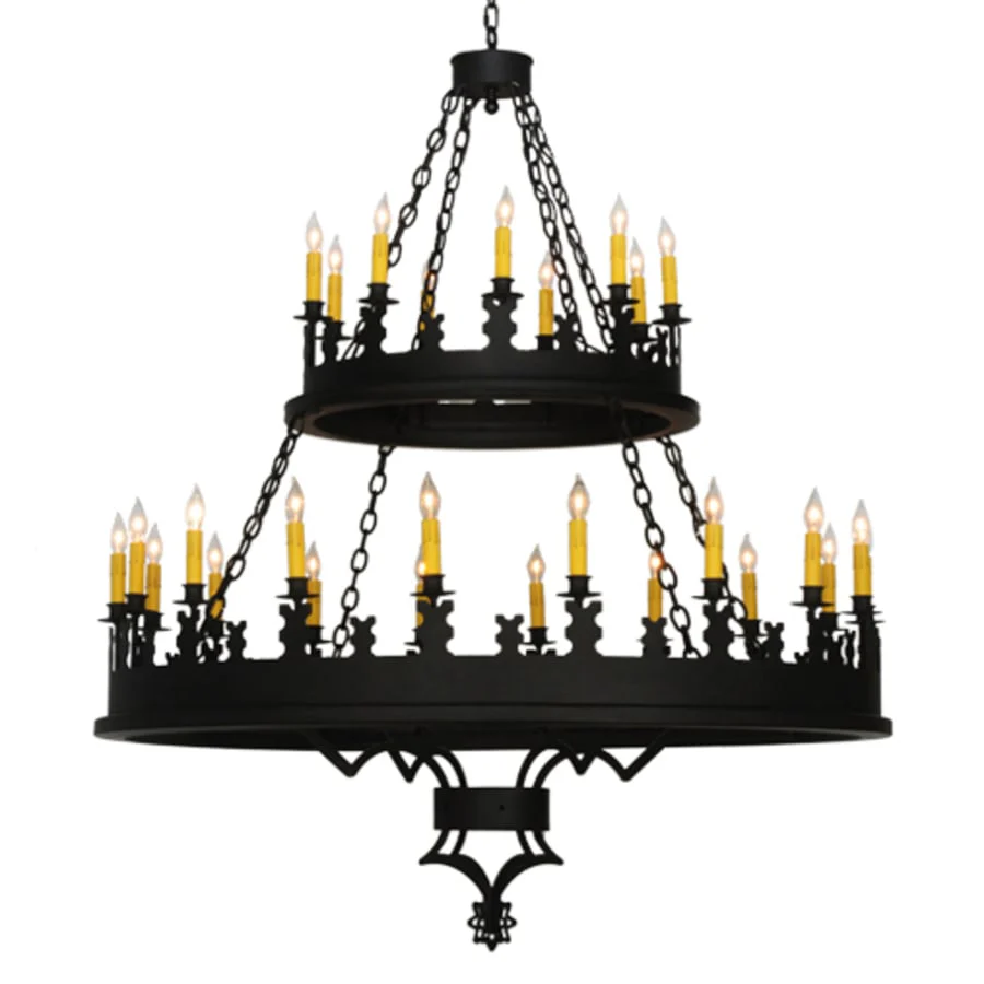 Meyda Tiffany Asen 27 Light 48" Wide Taper Candle Style Chandelier - Image 1