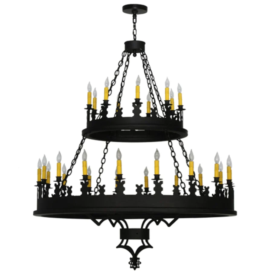 Meyda Tiffany Asen 27 Light 48" Wide Taper Candle Style Chandelier - Image 2
