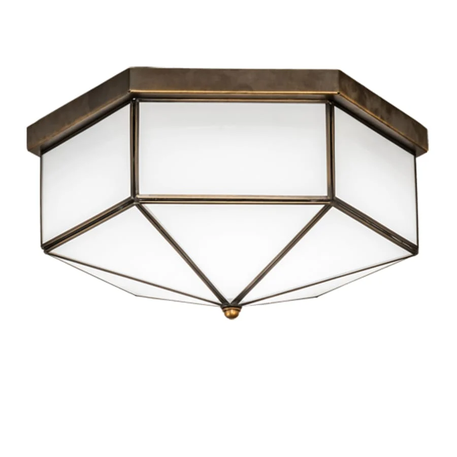 Meyda Tiffany Eltham 16" Wide LED Flush Mount Ceiling Fixture - Image 1