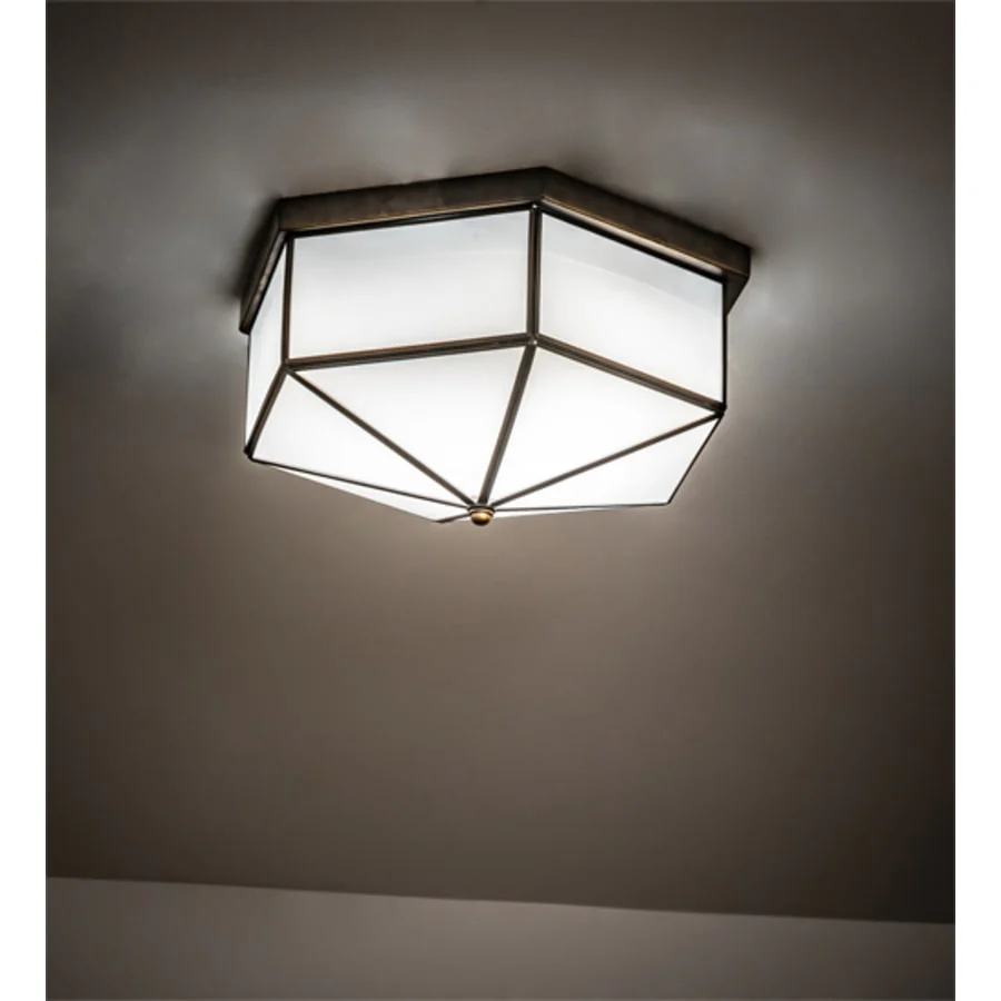 Meyda Tiffany Eltham 16" Wide LED Flush Mount Ceiling Fixture - Image 2