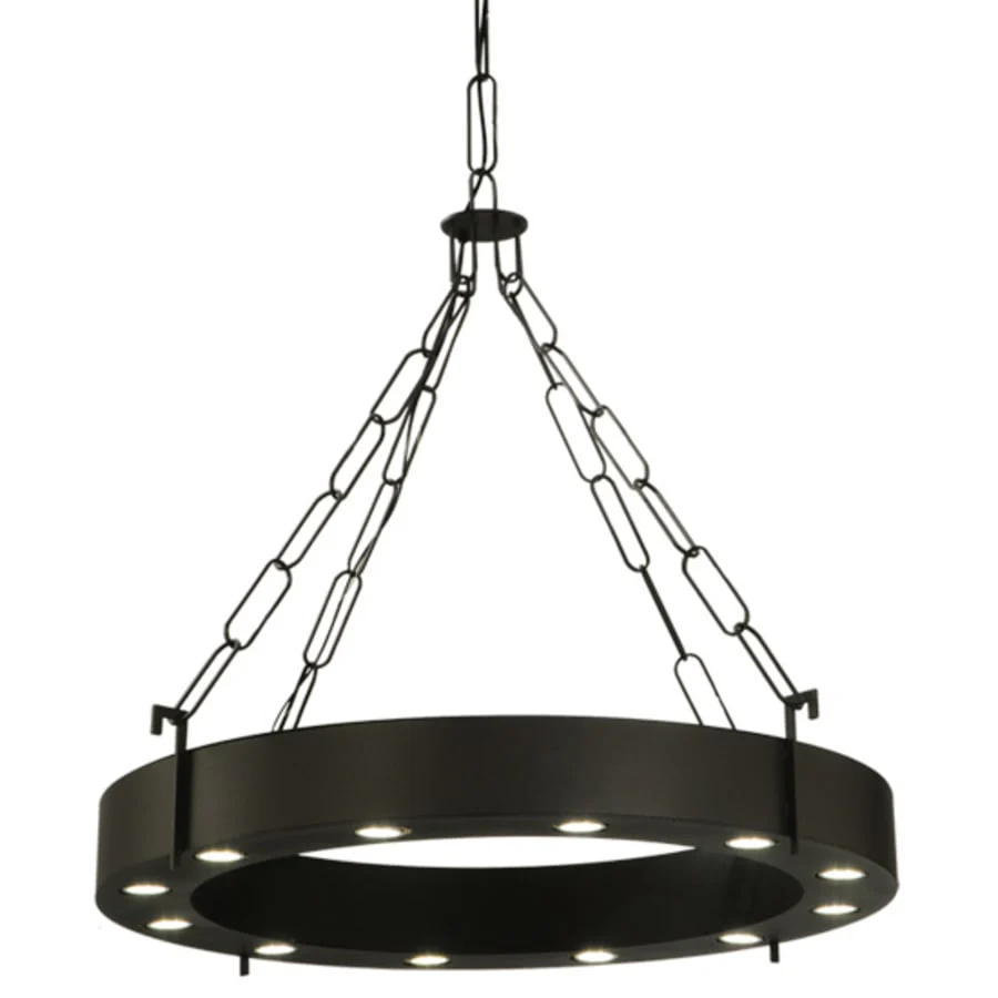 Meyda Tiffany Bangle 12 Light 38" Wide Pendant - Image 2