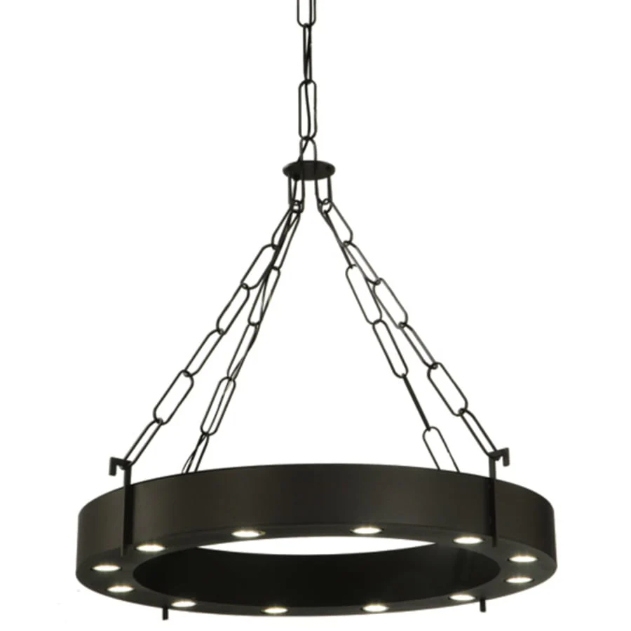 Meyda Tiffany Bangle 12 Light 38" Wide Pendant - Image 3