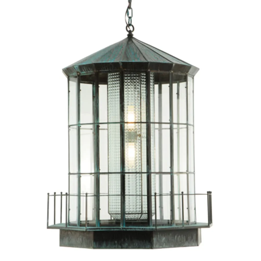 Meyda Tiffany Lighthouse 2 Light 29" Wide Pendant - Image 1