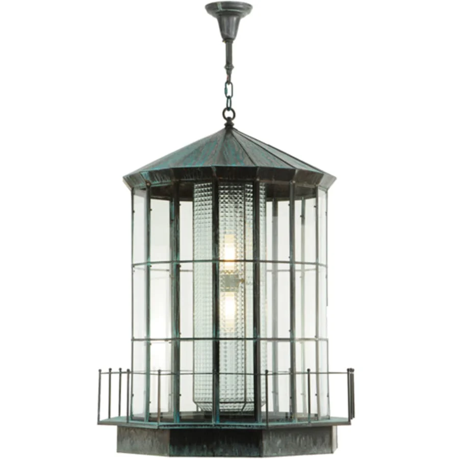 Meyda Tiffany Lighthouse 2 Light 29" Wide Pendant - Image 3