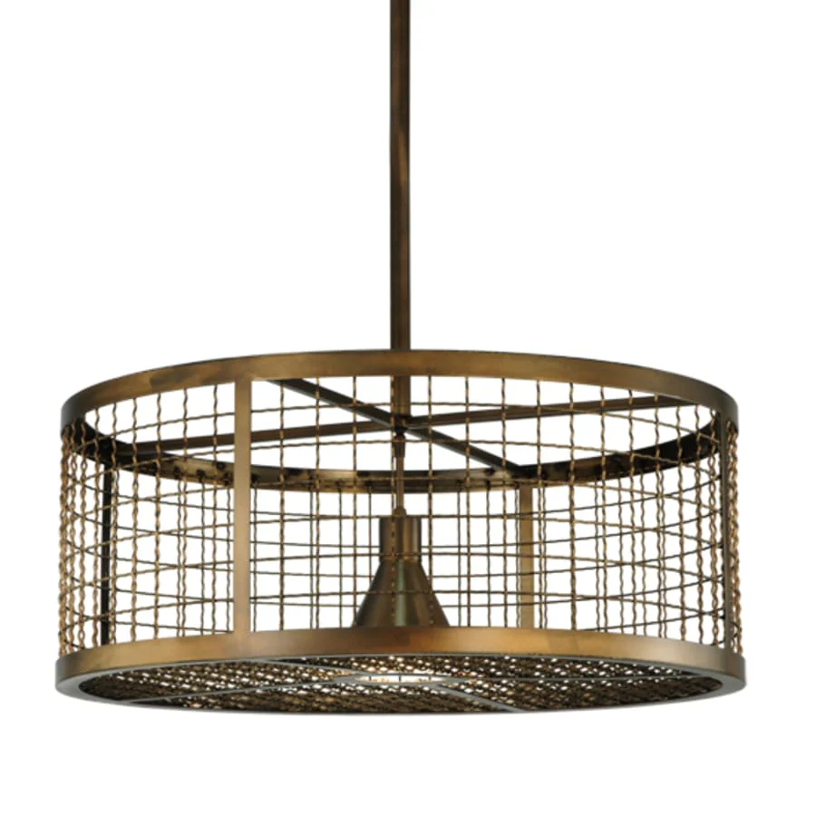 Meyda Tiffany Paloma Golpe 30" Wide Cage Pendant - Image 1