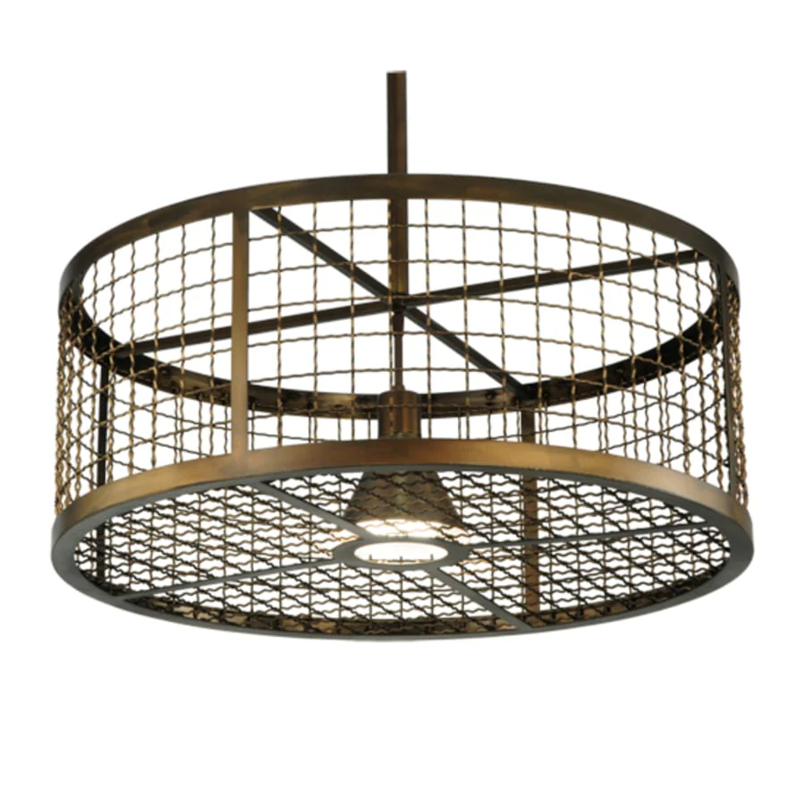 Meyda Tiffany Paloma Golpe 30" Wide Cage Pendant - Image 3