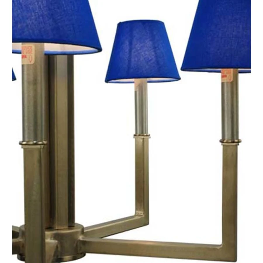 Meyda Tiffany Rula 5 Light 24" Wide Chandelier - Brushed Nickel Finish - Image 3
