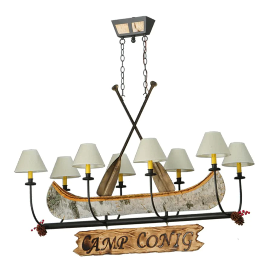 Meyda Tiffany Personalized 8 Light 50" Wide Linear Chandelier - Image 2