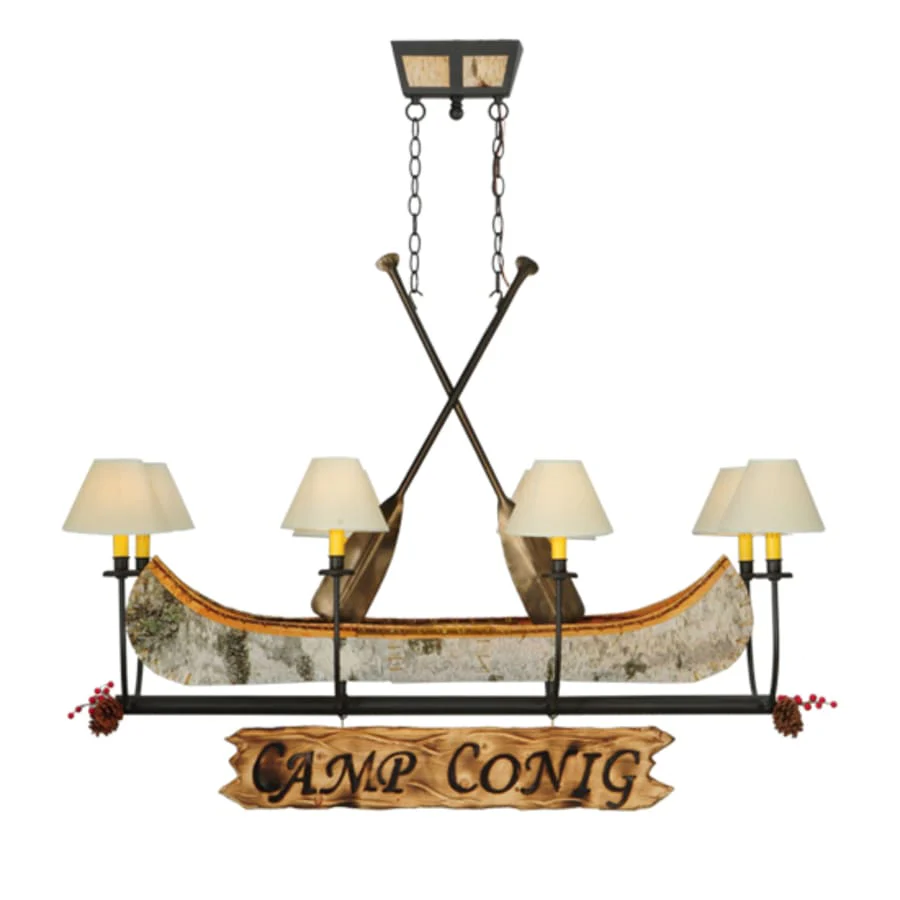 Meyda Tiffany Personalized 8 Light 50" Wide Linear Chandelier - Image 3