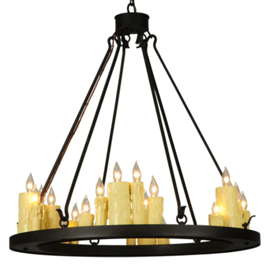 Meyda Tiffany Deina 24 Light 36" Wide Taper Candle Style Chandelier - Image 1