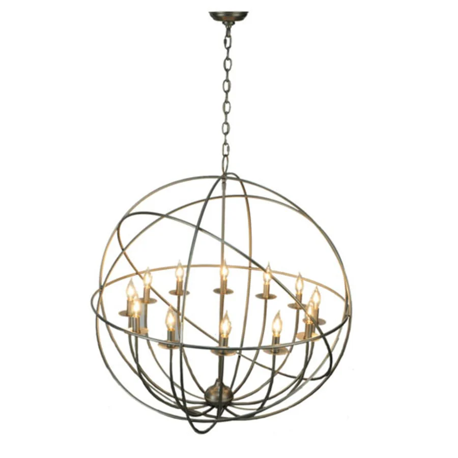 Meyda Tiffany Atom Enerjisi 12 Light 36" Wide Taper Candle Style Chandelier - Image 2