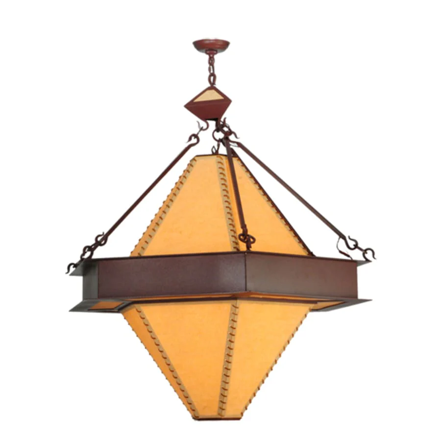 Meyda Tiffany Luxor 6 Light 42" Wide Abstract Pendant - Image 1