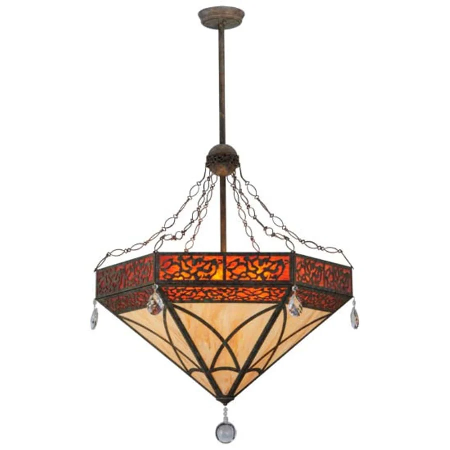 Meyda Tiffany Larkfield 6 Light 37" Wide Crystal Pendant - Image 2