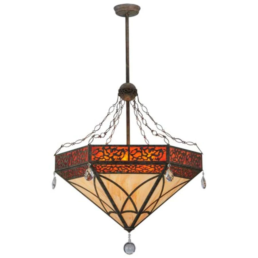 Meyda Tiffany Larkfield 6 Light 37" Wide Crystal Pendant - Image 3