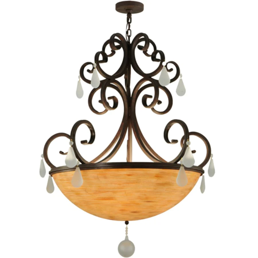 Meyda Tiffany Jeri 5 Light 37" Wide Crystal Pendant - Image 3