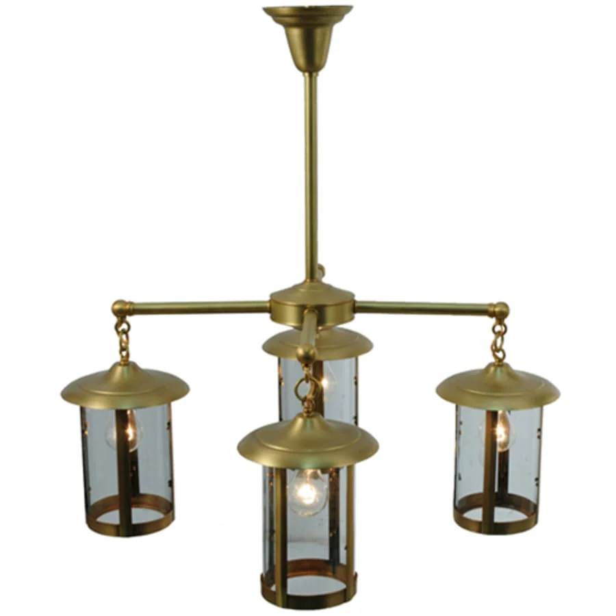 Meyda Tiffany Craftsman Signature Fulton Prime 4 Light 31" Wide Chandelier - Image 2