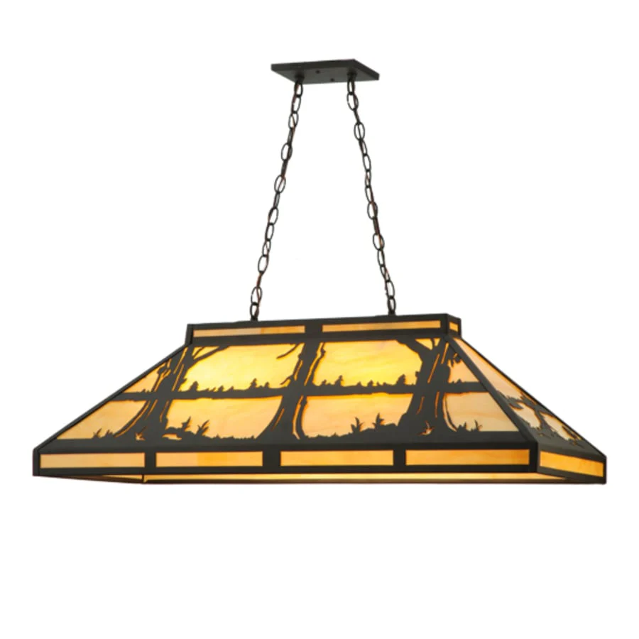 Meyda Tiffany Quiet Pond 6 Light 40" Wide Linear Pendant - Image 2