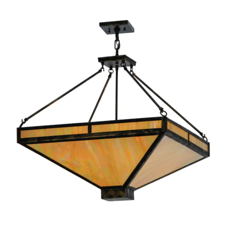 Meyda Tiffany Whitewing 4 Light 36" Wide Pendant - Image 1